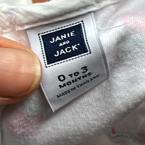Janie & Jack pineapple romper infant size 0-3 months - Picture 4 of 6
